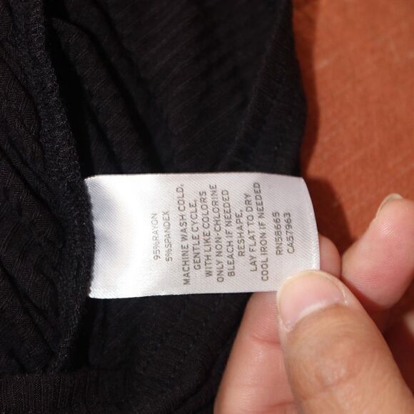 COPY - NEW BP Black Ruched Cami Sleveeless  Dress Women L - Picture 13 of 13